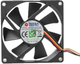 Вентилятор Titan TFD-8015 M 12 Z, 80х80х15мм, 3-pin, чорний - изображение 2