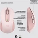 Мышь беспроводная Logitech Signature M650 Rose для ноутбука Розовый (395290) - изображение 7