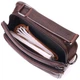 Практична чоловіча шкіряна сумка VINTAGE 21274 Bag з натуральної шкіри 20х23х7 см Коричневий - зображення 4