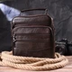 Практична чоловіча шкіряна сумка VINTAGE 21274 Bag з натуральної шкіри 20х23х7 см Коричневий - зображення 6