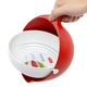 Друшлаг універсальний 2 в 1 Mesh Strainer із пластику Червоний - зображення 1