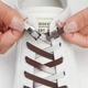 Еластичні плоскі шнурки FASTLACES T12-7 Brown - зображення 6