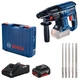 Перфоратор Bosch GBH 180-LI, акумуляторний, 1x4.0 Ач, 18, 2 Дж (0.615.990.M9C) - зображення 5