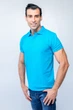 Футболка поло мужская TvoePolo однотонное XXXXL Бирюзовое (5720-08xxxxl) - изображение 2