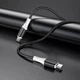 Кабель USB Borofone BX79 передачі даних Type-C toType-C, 1m підтримка заряджання 60W (20V/3A) для ноутбука,USB-C 3A Black - зображення 2
