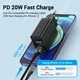 Адаптер мережний 1USB 1Type-C Vention (A+C) PD 38W QC3.0 3.4A White (FBBW0-EU) - зображення 8