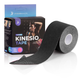 Кінезіологічний тейп 4yourhealth Kinesio Tape 5cm*5m Чорний - зображення 1