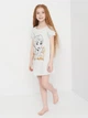 Детская летняя ночная рубашка для девочки Disney Frozen DIS FROZ 52 04 9367 122 см Серая (5904009116050) - изображение 3