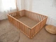 Детский деревянный манеж-кровать Монтессори BUSY WOOD напольная Модель 6.2 120x60 см Натуральное дерево - изображение 9