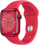 Смарт-годинник Apple Watch Series 8 GPS + Cellular 41mm (PRODUCT)RED Aluminium Case with (PRODUCT)RED Sport Band (MNJ23) - зображення 1