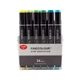 Набір маркерів для скетчингу Finecolour Brush 24 кольори EF102-TB24 - зображення 1