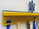 Медальниця "E-Trophy" з поличкою для кубків Герб-4 Сталева(синьо-жовта) - изображение 3