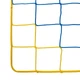 Сетка для мини-футбола и гандбола 2шт сумка-чехол 3x2,04x0,6м Полипропилен Zelart ЕВРО ЭЛИТ синий-желтый SO-2092 - изображение 3