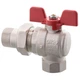 Кран з американкою Roho R106-050 - 1/2" кутовий [RO0089] - зображення 3