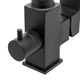 Смеситель для кухни на две воды Wezer PRO4C-02-BLACK, нержавеющая сталь, черный - изображение 2