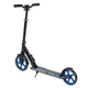Двухколесный самокат для подростка с амортизатором Best Scooter Черный с голубым - изображение 3