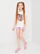 Детские шорты для девочки Minoti 10POPLIN 3 36407JNR 116-122 см Фиолетовые (5059030741822) - изображение 3