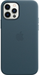Etui Apple MagSafe Leather Case do Apple iPhone 12/12 Pro Baltic Blue (MHKE3) - obraz 9