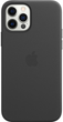 Etui Apple MagSafe Leather Case do Apple iPhone 12/12 Pro Black (MHKG3) - obraz 9