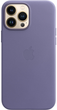 Etui Apple MagSafe Leather Case do Apple iPhone 13 Pro Max Wisteria (MM1P3) - obraz 3