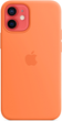 Панель Apple MagSafe Silicone Case для Apple iPhone 12 mini Kumquat (MHKN3) - зображення 3