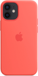 Панель Apple MagSafe Silicone Case для Apple iPhone 12 mini Pink Citrus (MHKP3) - зображення 5