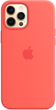 Панель Apple MagSafe Silicone Case для Apple iPhone 12 Pro Max Pink Citrus (MHL93) - зображення 2