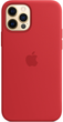 Панель Apple MagSafe Silicone Case для Apple iPhone 12/12 Pro Red (MHL63) - зображення 6