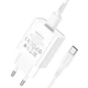 Зарядне мережеве BOROFONE BA74A Aspirer (1USB 2.1A) Type-C Білий - изображение 3