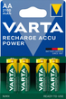 Акумулятор Varta Recharge Accu Power AA 2100 мАг BLI 4 Ni-MH (56706101404) (4008496550692) - зображення 1