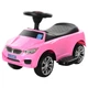 Дитяча Каталка Толокар для малюків Bambi Racer M 3503B-8 BMW Рожевий музика, звукові та світлові ефекти, багажник під сидінням, батьківська ручка, підставка для ніжок, пластикові колеса - зображення 5
