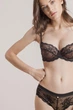 Бюстгальтер жіночий формований Gisela 70C чорний 361 - изображение 2