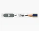 Олівець чорнографітний Faber-Castell B Gold1221 синьо-золотий - изображение 2