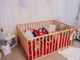 Детский деревянный манеж-кровать Монтессори BUSY WOOD напольный Модель 6.3 200х140 см Натуральное дерево - изображение 5