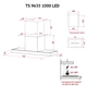 Вытяжка кухонная Perfelli TS 9635 I/BL 1000 LED - изображение 7