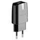 Сетевое зарядное устройство (адаптер) WALKER WH-21 1USB / 2A black - изображение 1