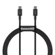 Кабель USB Type-C > USB Type-C Baseus Superior Series 100W 1.0m (CATYS-B01) Black - изображение 1
