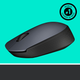 Mysz Logitech M170 Wireless Czarna/Szara (910-004642) - obraz 2