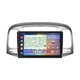 Штатная магнитола Lesko для Hyundai Verna II 2005-2010 экран 9" 2/32Gb CarPlay 4G Wi-Fi GPS Prime - изображение 1