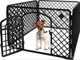 Клетка загон для собак щенков и других питомцев Malatec 90x90x60 см складной переносной вольер из ABS пластика для квартиры и улицы - изображение 1