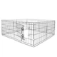 Клітка манеж для собак та інших тварин Springos Puppy run dog cage 160 x 47 см складаний металевий переносний вольєр для квартири та вулиці - зображення 3
