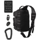 Тактичний Рюкзак однолямковий Mil-Tec Tactical one strap larg 29л BLACK (14059288) - зображення 3