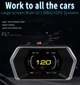 Бортовий комп'ютер OBD2 HUD P17 2,5 дюйма - зображення 6