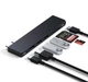Адаптер Satechi Aluminum USB-C Pro Hub Slim Adapter Midnight (ST-HUCPHSD) - изображение 4