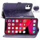 Чехол Vintage для Iphone 11 книжка кожа PU с визитницей фиолетовый - изображение 6