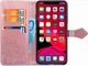 Чехол Vintage для Iphone 12 Pro книжка кожа PU с визитницей розовый - изображение 3