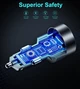 Автомобильное зарядное устройство CHOETECH TC0011-BK 2 USB QC3.0/PD/PPS - изображение 12