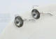 Серьги с кристаллами Сваровски 17857 2,5см*15мм Серый - изображение 2