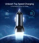 Автомобільний зарядний пристрій CHOETECH 2 USB-С PD 3.0 Black (TC0008-V3-BK) - зображення 3