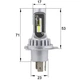 Светодиодные лампы LED Sho-Me F3 H4 6500k 4000Lm 12-24v 25w - изображение 3